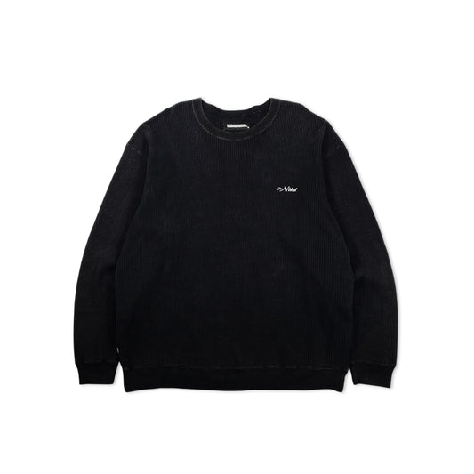 Neighborhood Thermal Cotton Knit Crew Neck Sweatshirt