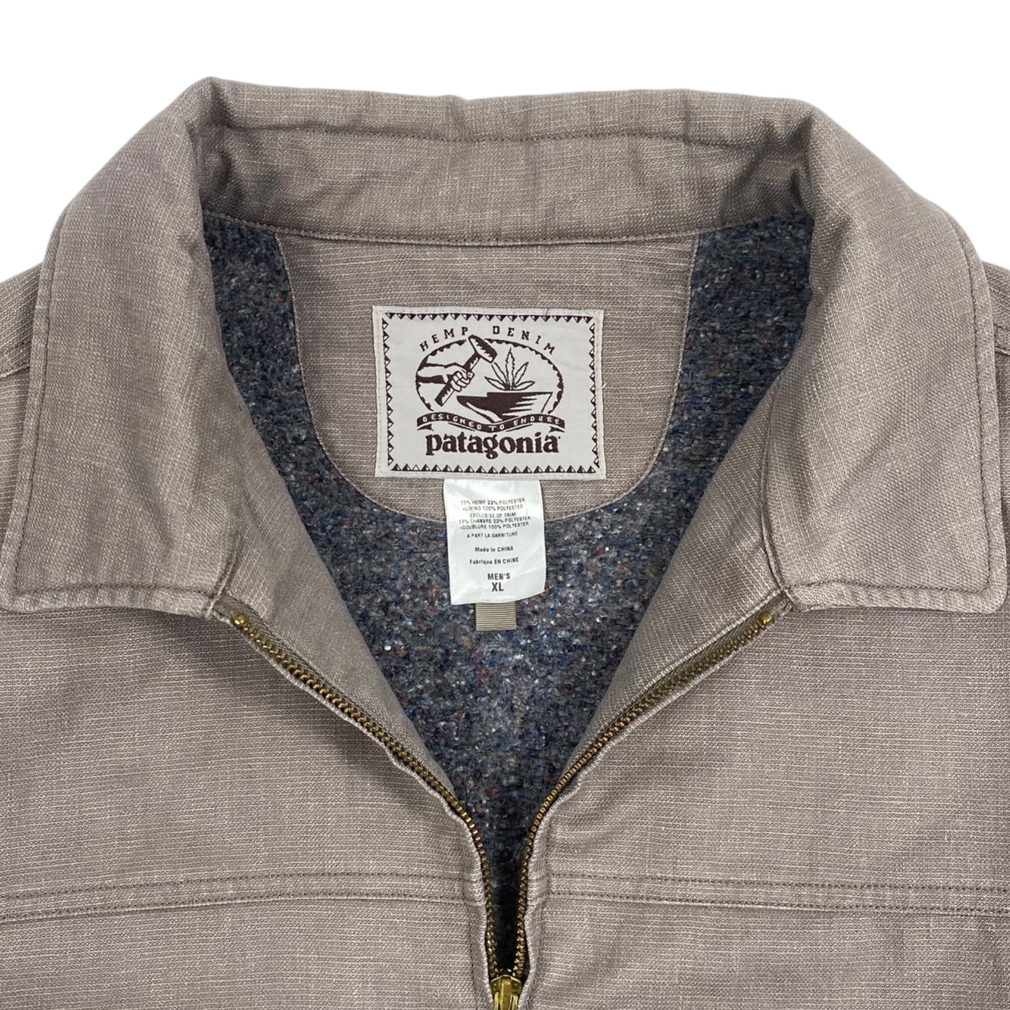 2005 Patagonia Rhythm High Wire Hemp Jacket Vintage