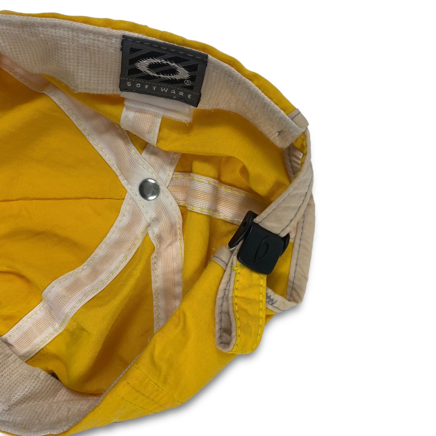 Oakley 90s' Nylon Cap full color yellow software tag