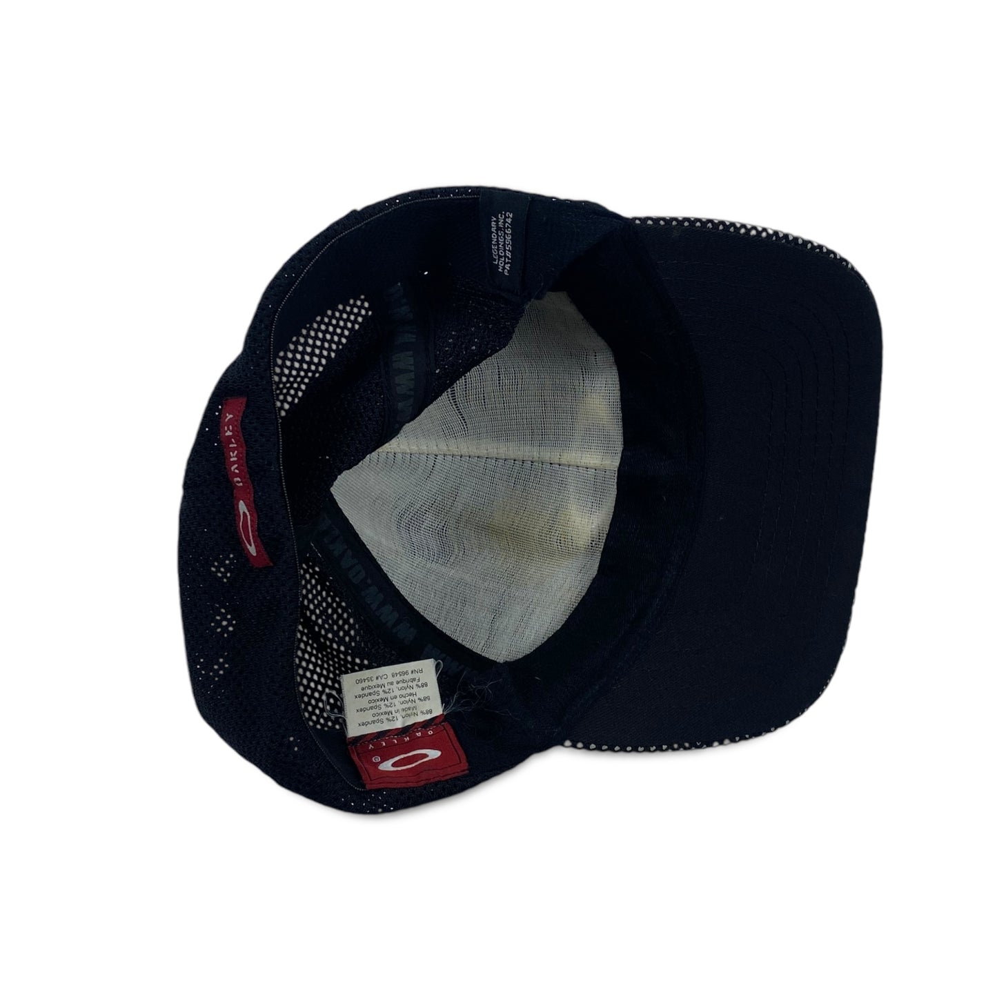 OAKLEY SOFTWARE BLACK WEB CAP 1990'S
