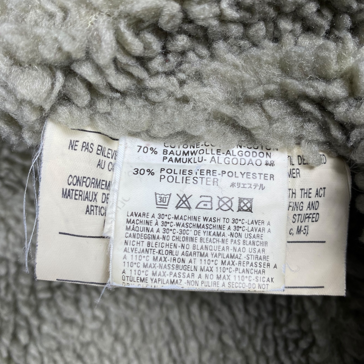 DIESEL Corduroy Boa Jacket
