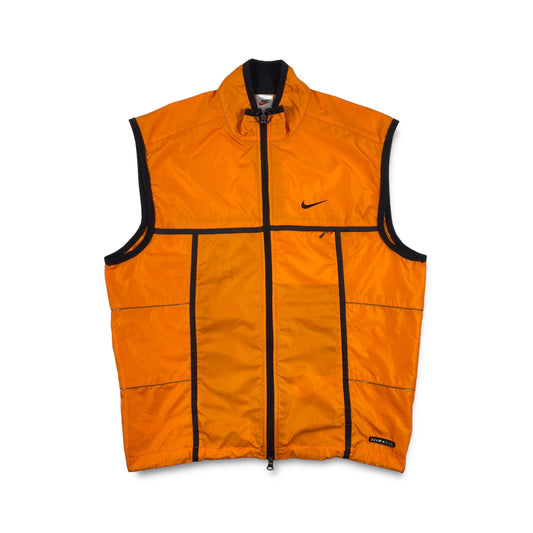 Vintage Nike Hiking Vest orange Clima Fit
