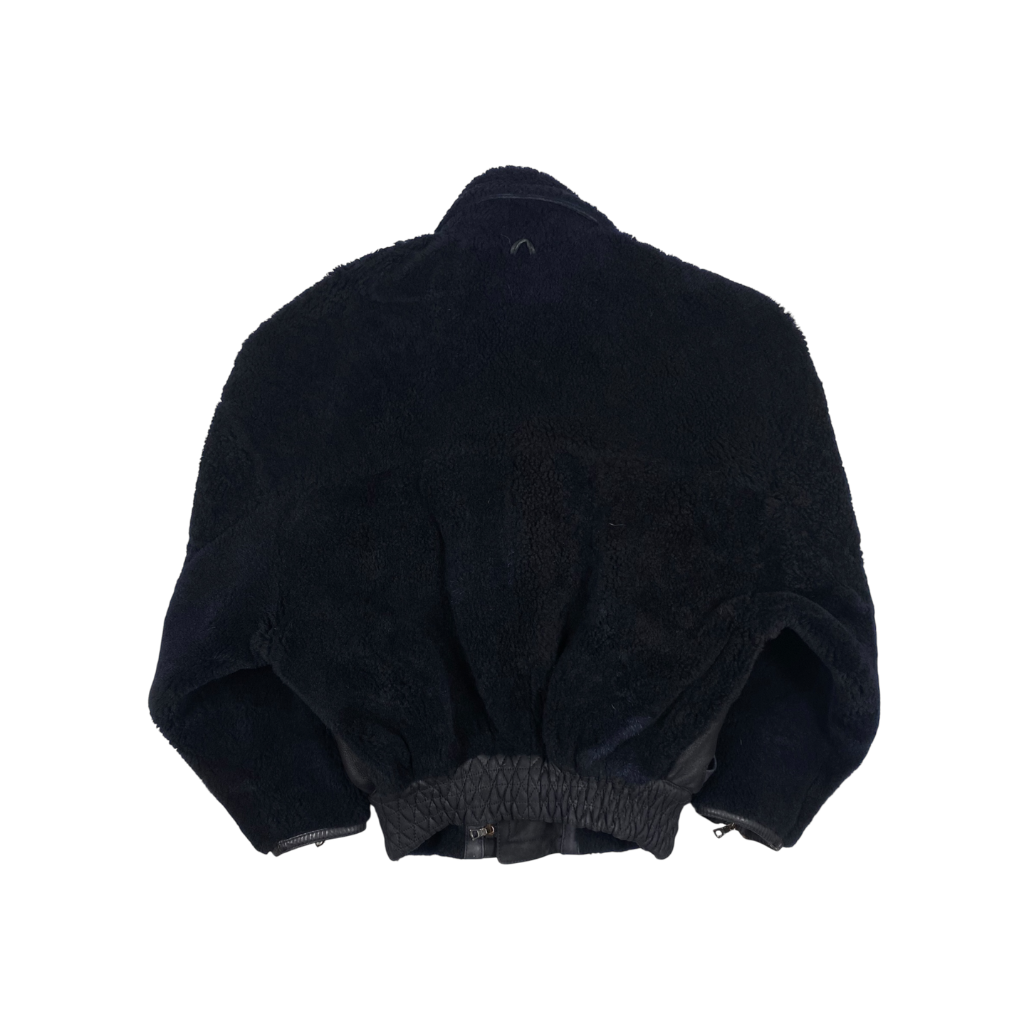 80s Vintage GIANNI VERSACE Leather Bomber Reversible Jacket