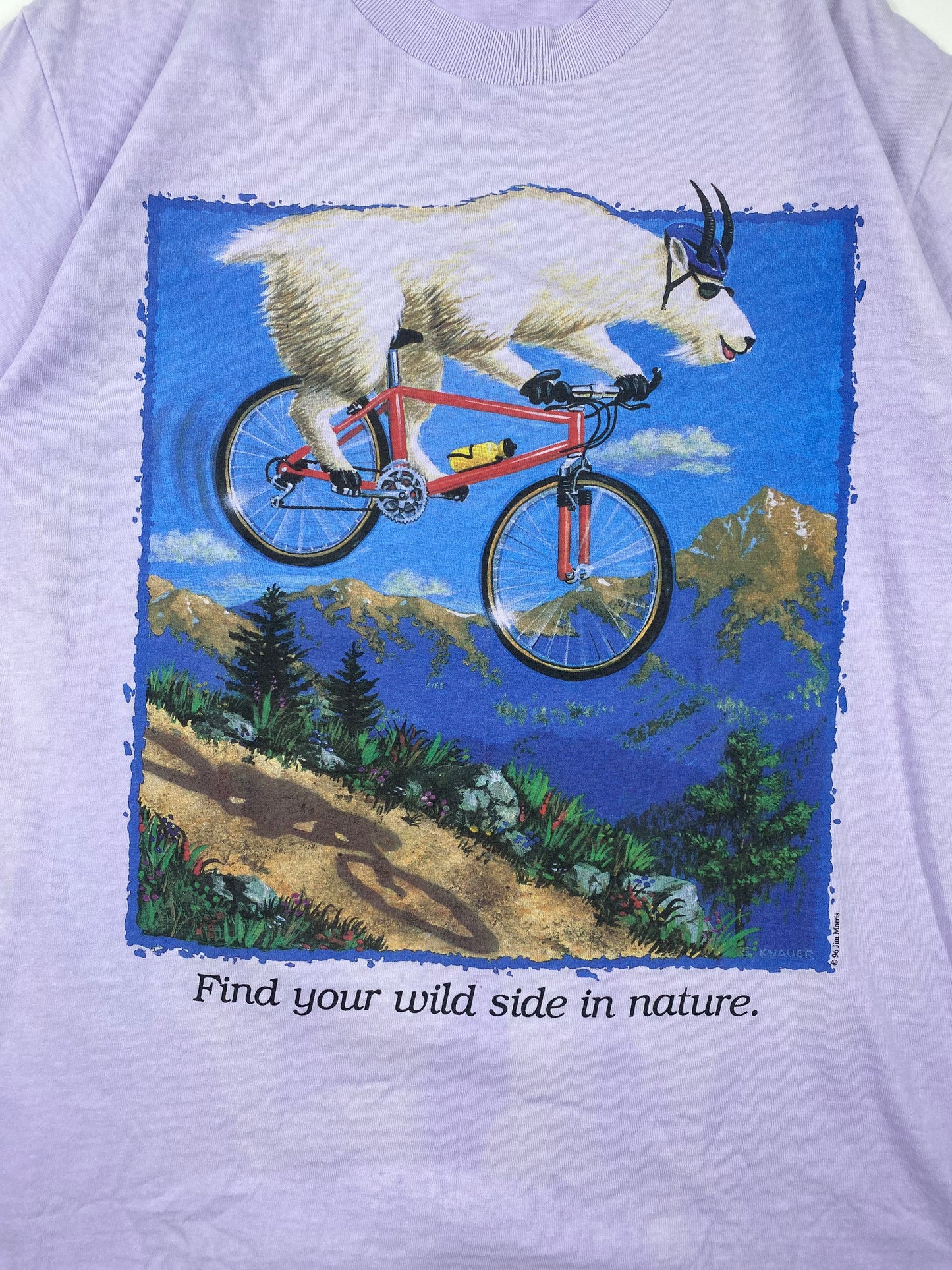 Vintage T-shirt Find your wild side in nature