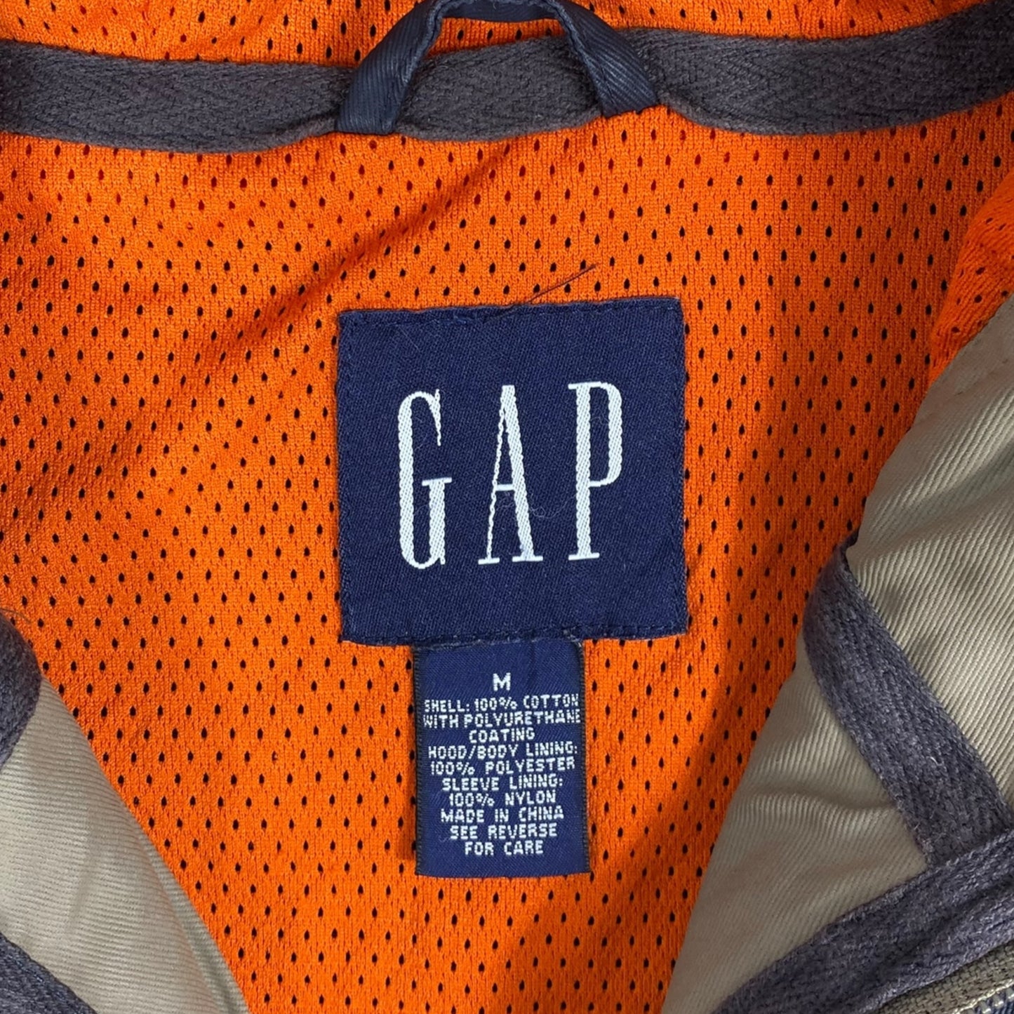 Vintage Gap Oiled Jacket Anorak Parka