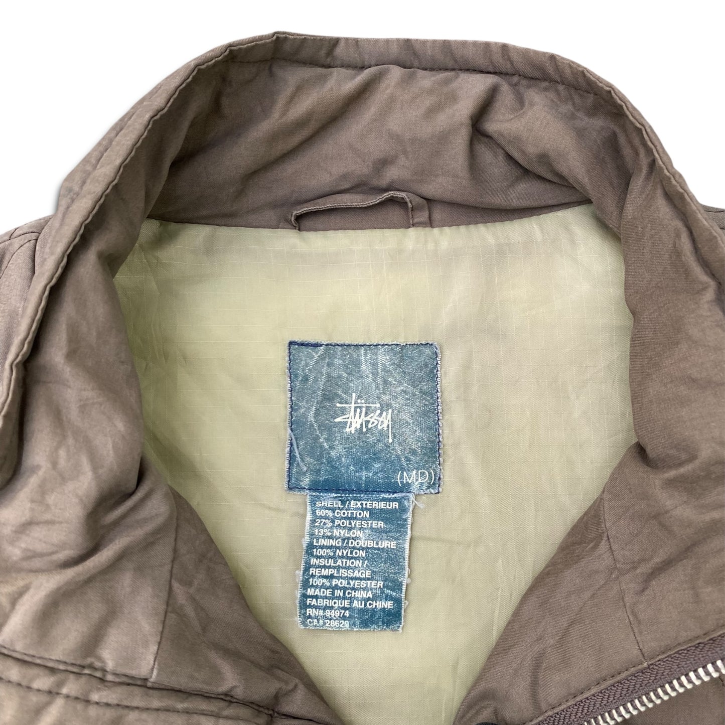 Stussy Down Quilted Jacket 90s