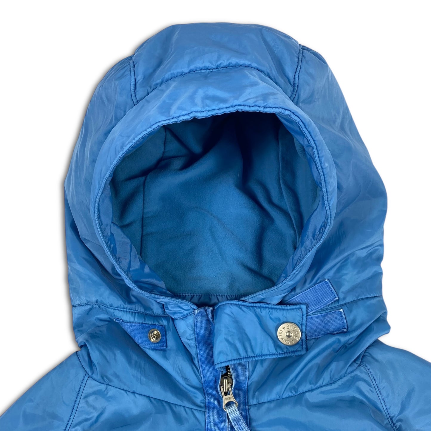 Stone Island Baby Blue Vintage Fleece Lined Nylon Jacket