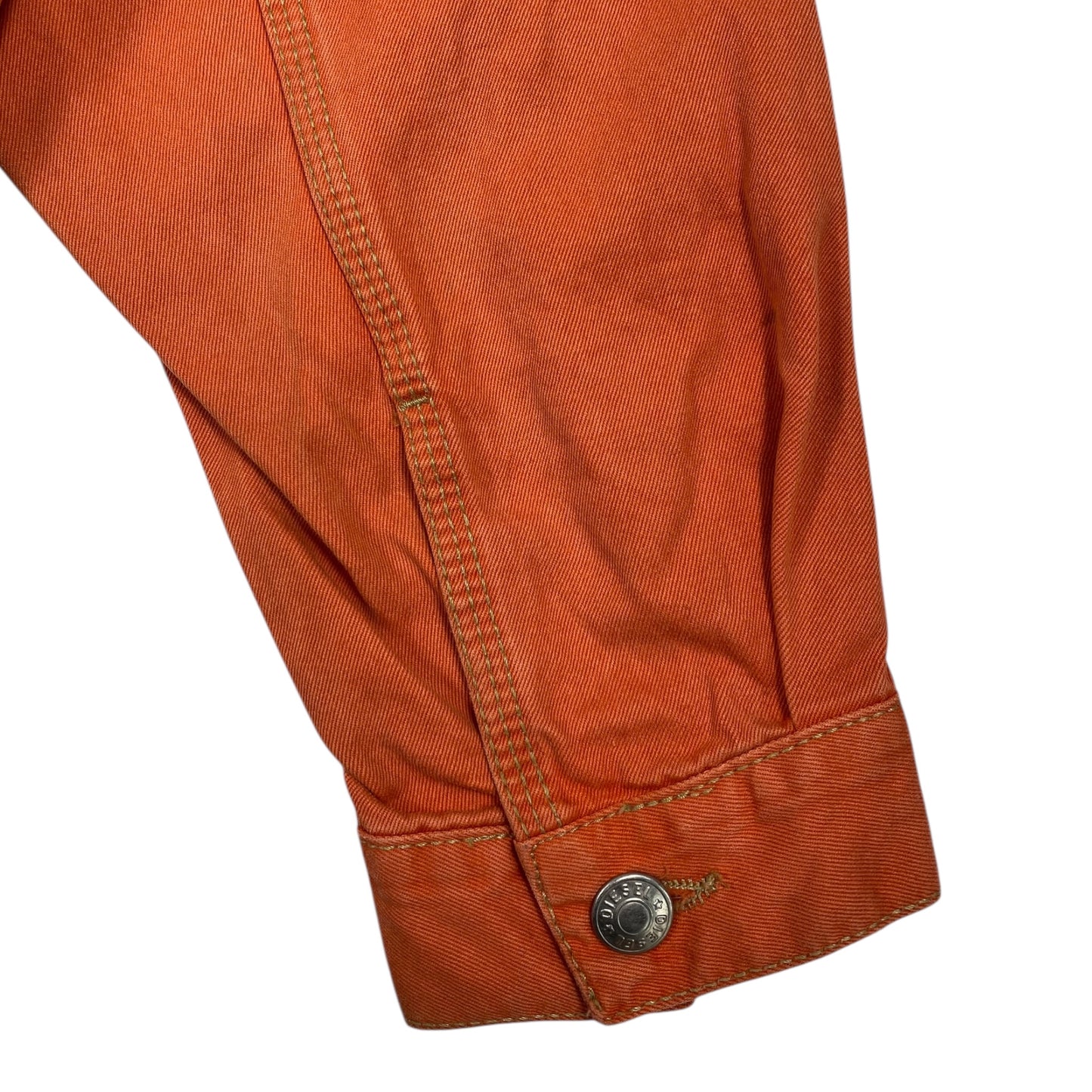 Diesel Industry Trucker Jacket With Corduroy Collar