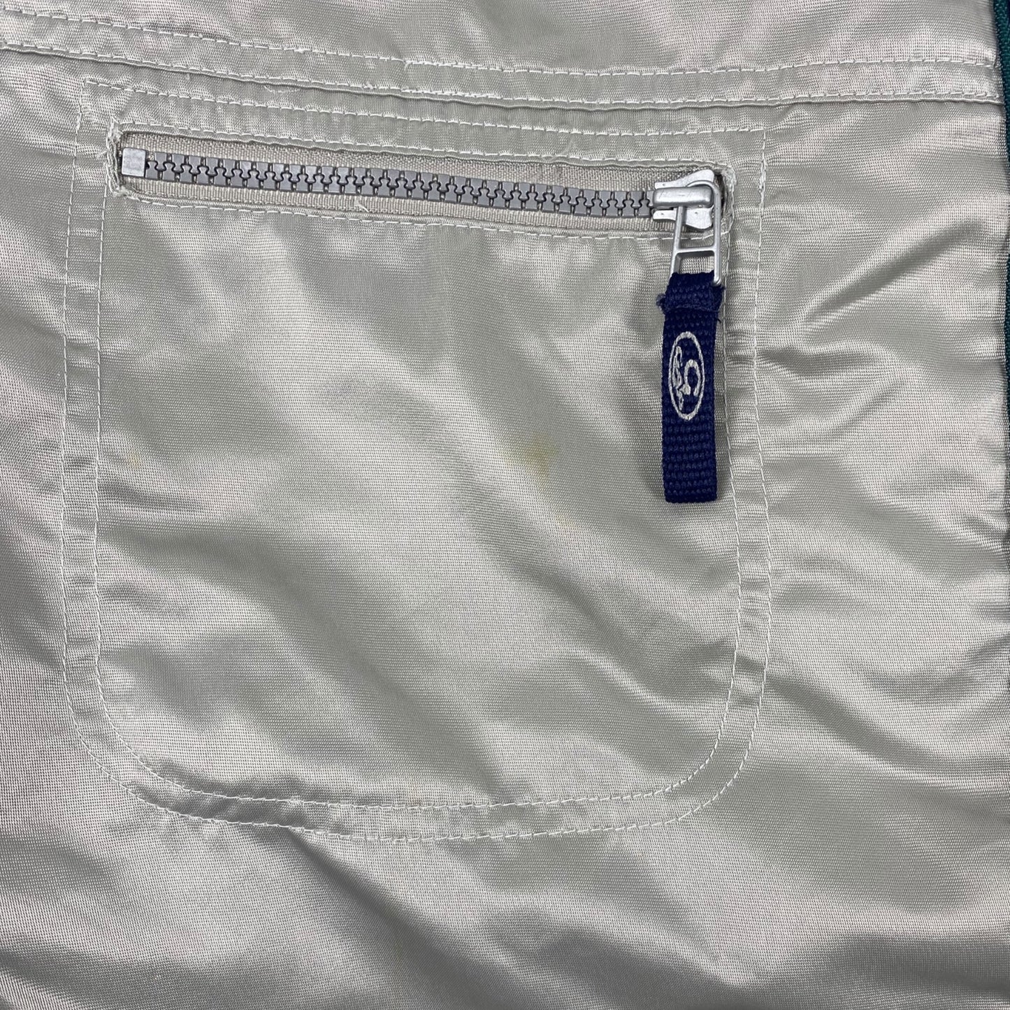 00 s Gap Metallic Jacket Nylon Zip Up