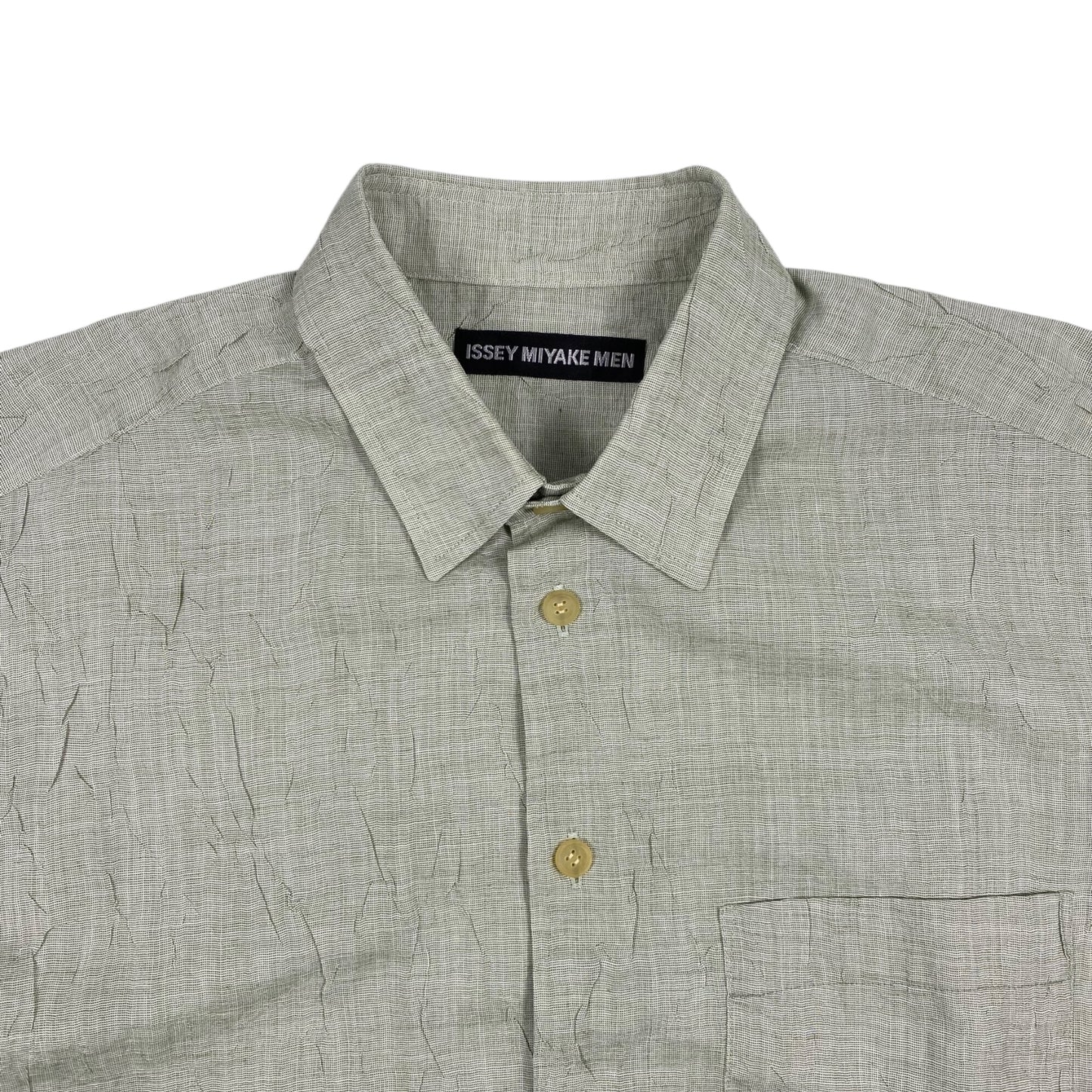 Issey Miyake Crinkle Effect Shirt