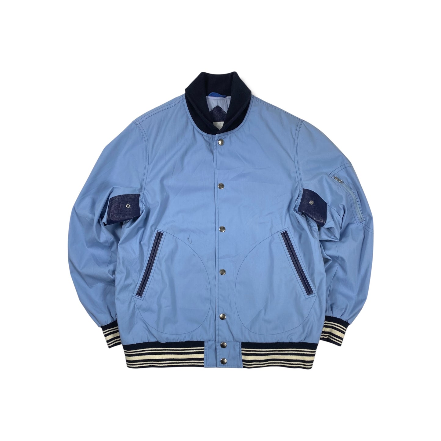 NANAMICA Stadium Jacket Swing Top Blouson Light Blue