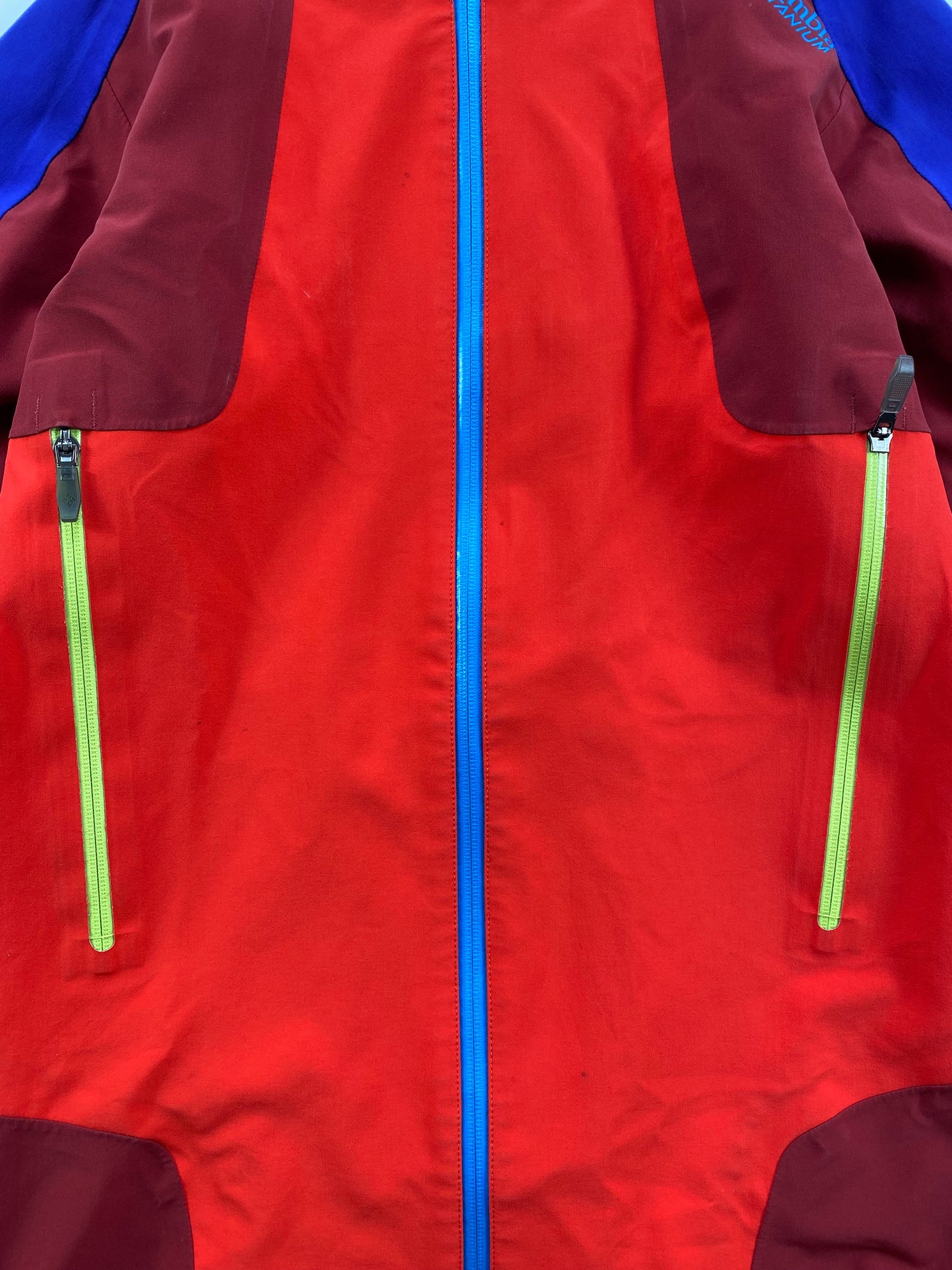 Columbia Triple Trail Shell Jacket M Blue x Red
