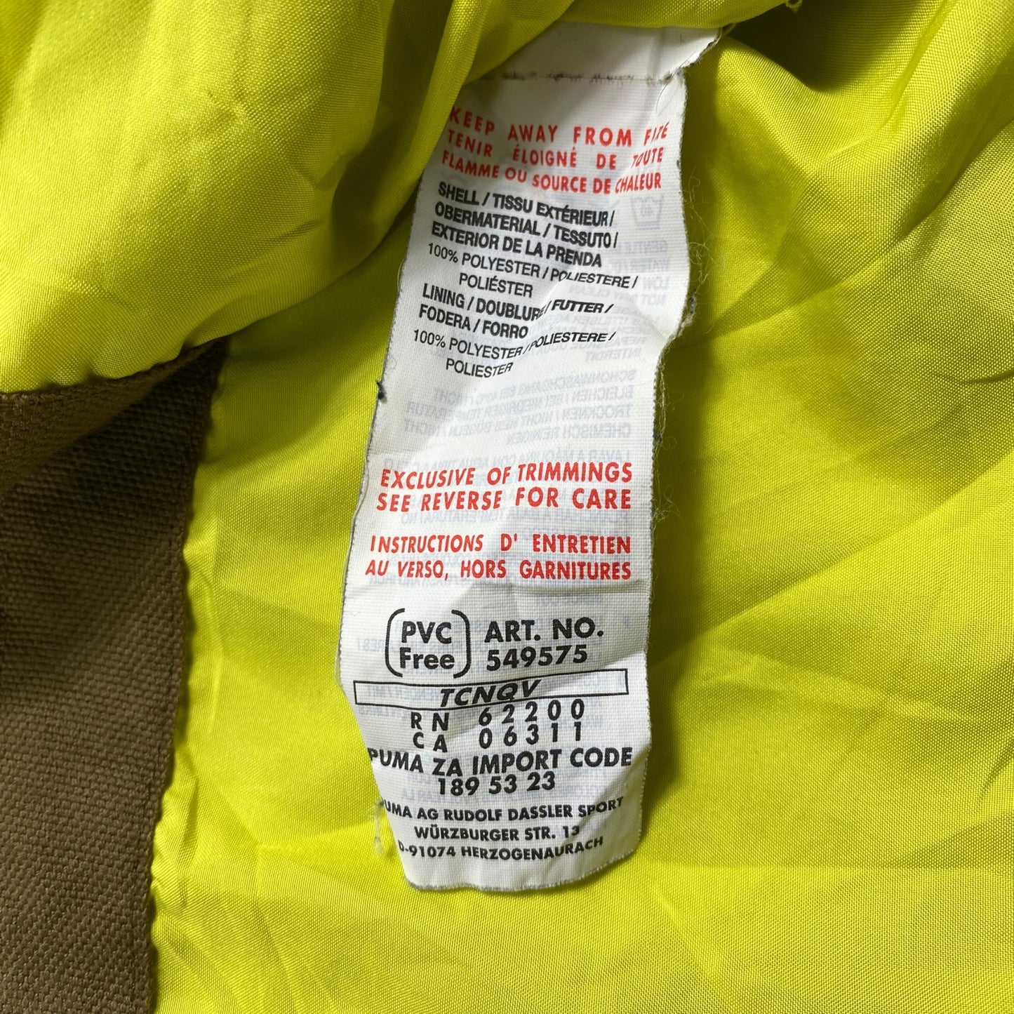 Vintage 2000s Puma Sidewinder Jacket