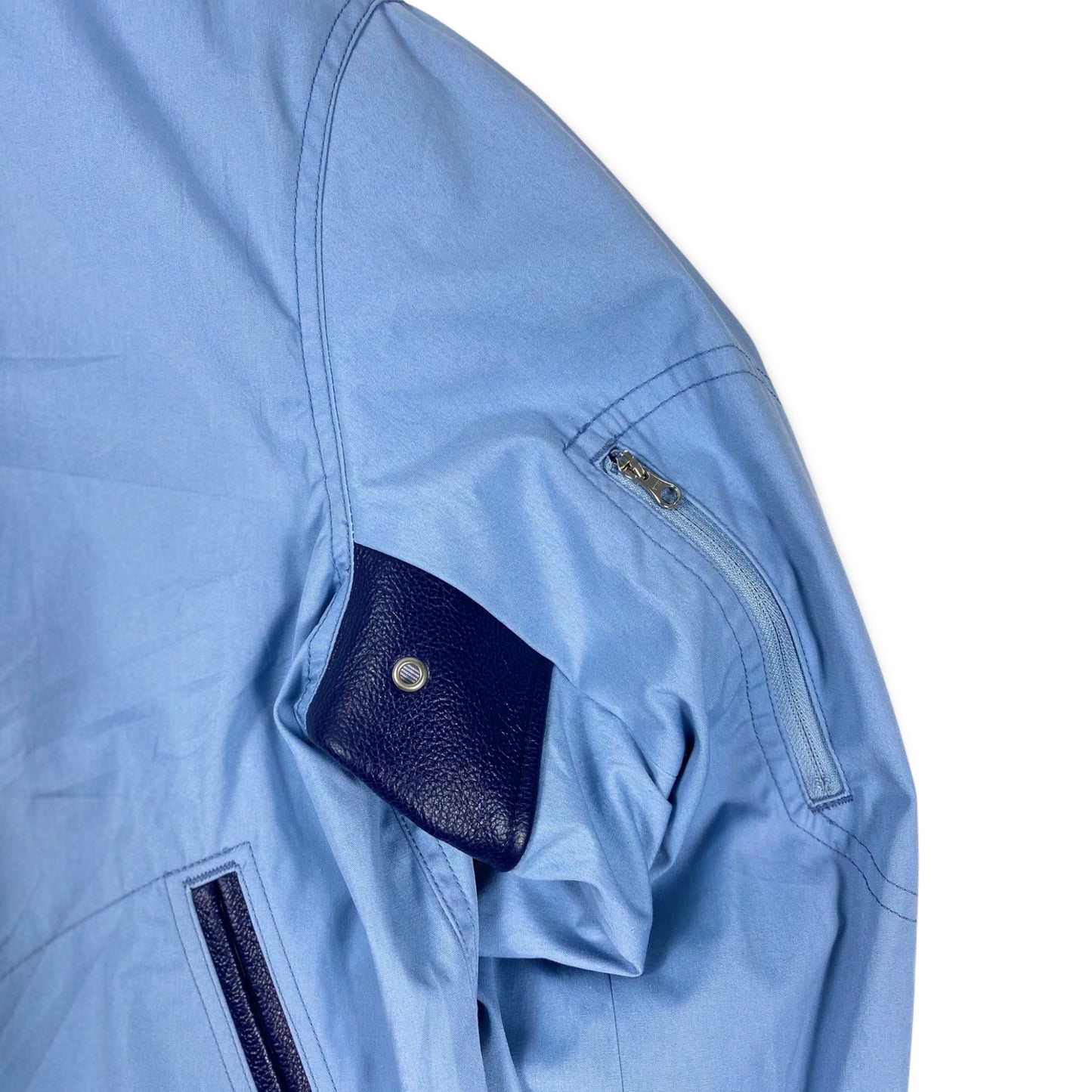 NANAMICA Stadium Jacket Swing Top Blouson Light Blue