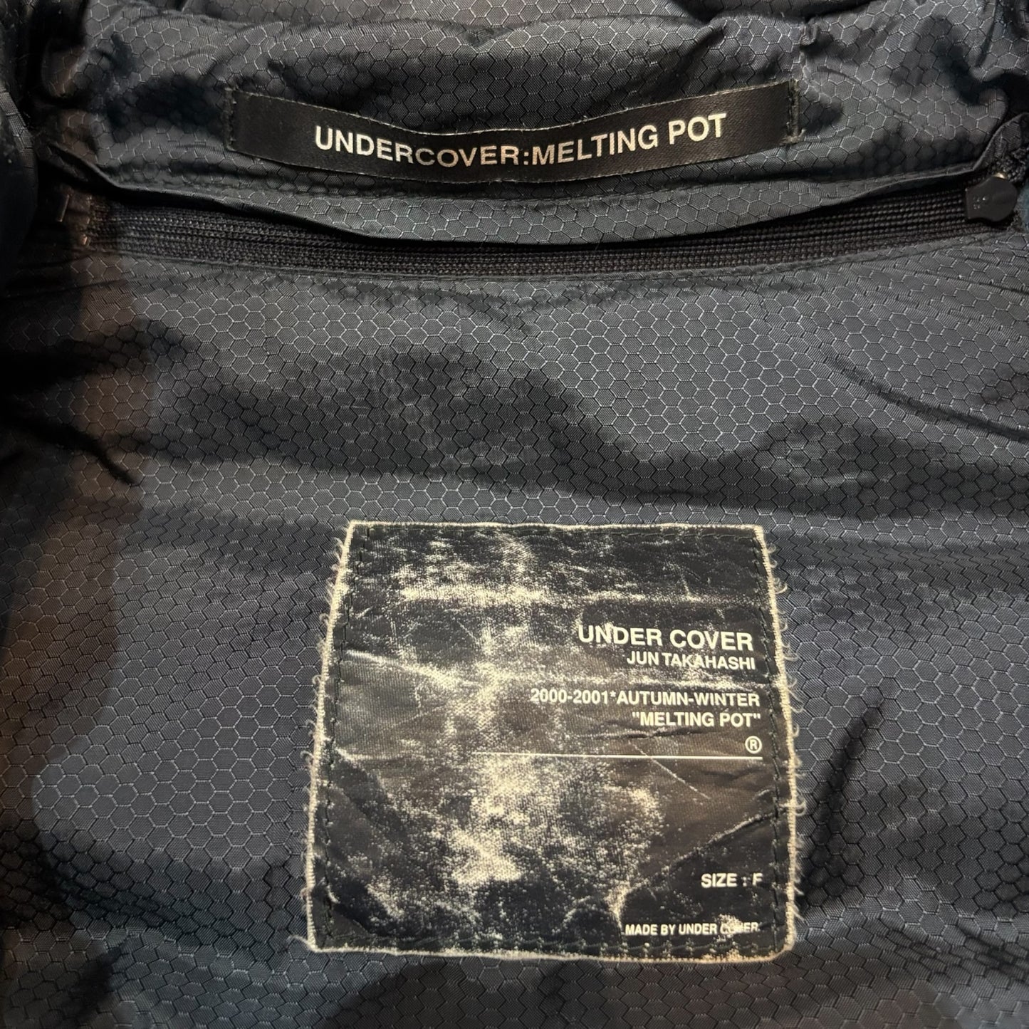 Undercover AW2000 Honeycomb Small Parts Puffer Jacket