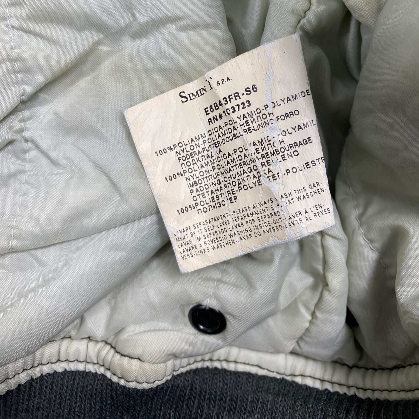 00s Armani Jeans Olive Green Utility Bomber Jacket