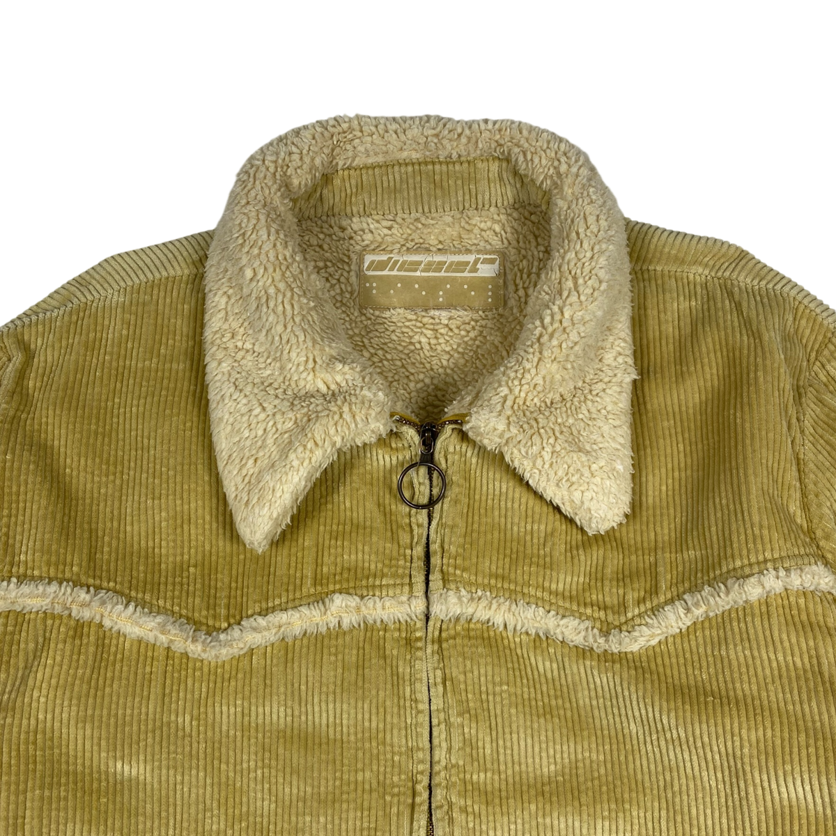 DIESEL Corduroy Boa Jacket