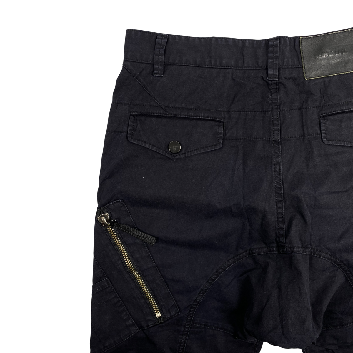 Helmut Lang Cargo Zipper Shorts Skinny
