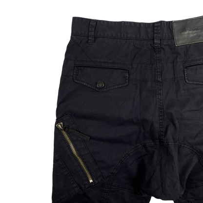 Helmut Lang Cargo Zipper Shorts Skinny