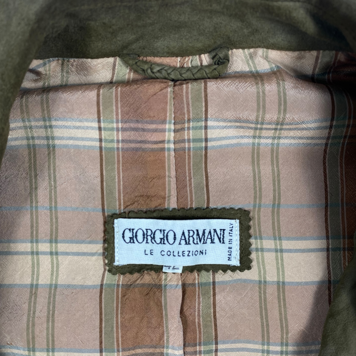 GIORGIO ARMANI LE COLLEZIONI Suede Leather