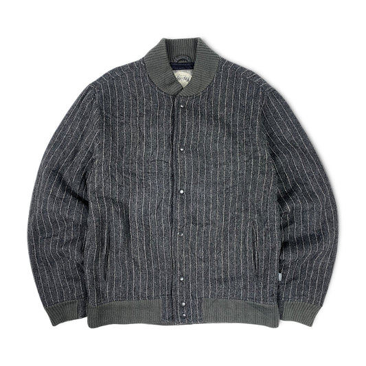 Stussy Vintage Viscose Wool Stadium Jacket Stripe