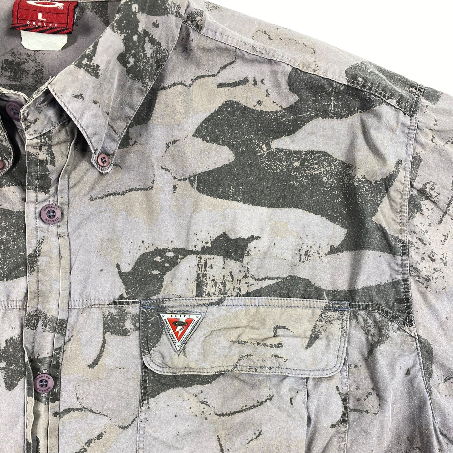 Oakley Elite Logo Camo Print T-shirt