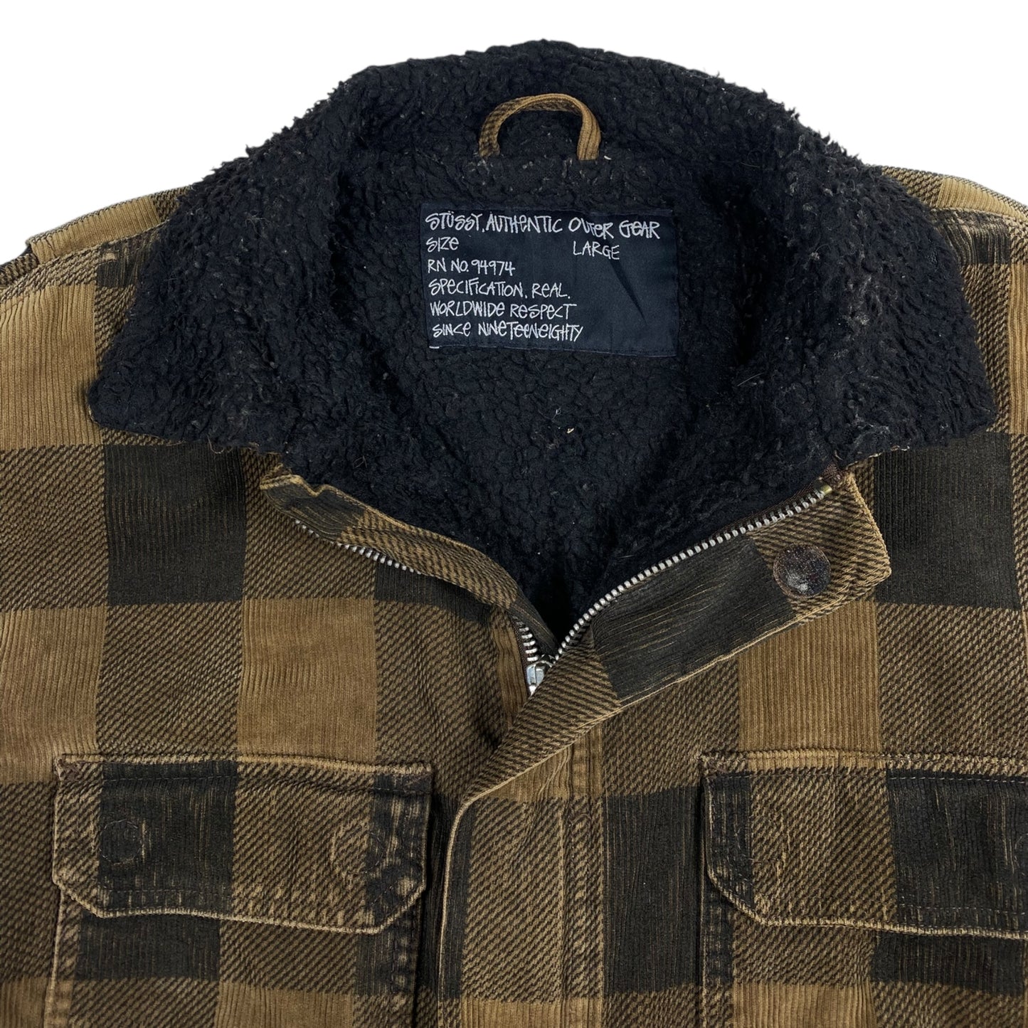 Old Stussy Corduroy Ranch Jacket
Checkered Pattern
