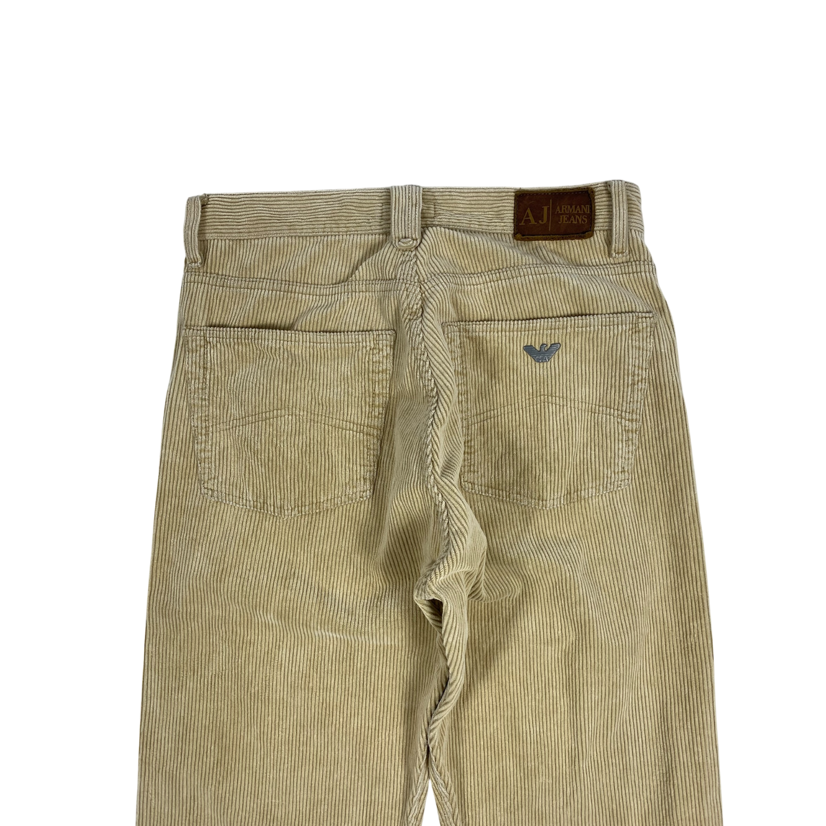 Armani Jeans beige corduroy trousers