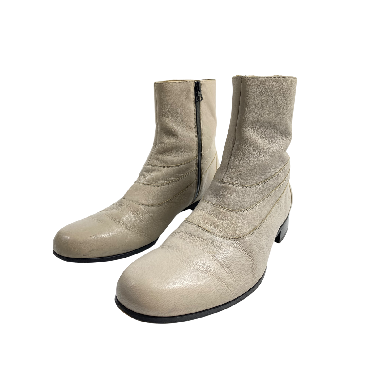 Emporio Armani Leather boots Made in Italy