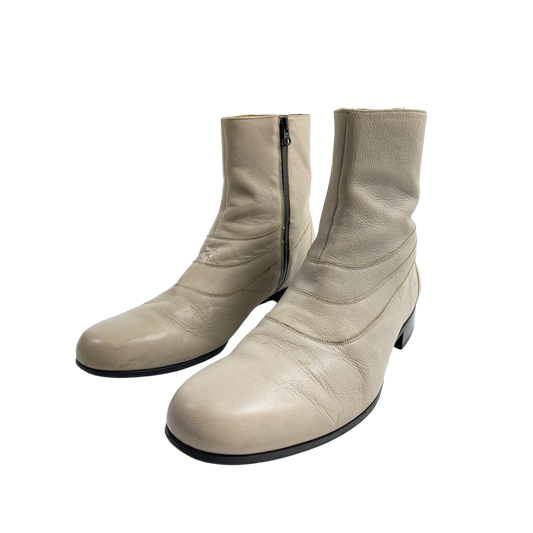 Emporio Armani Leather boots Made in Italy