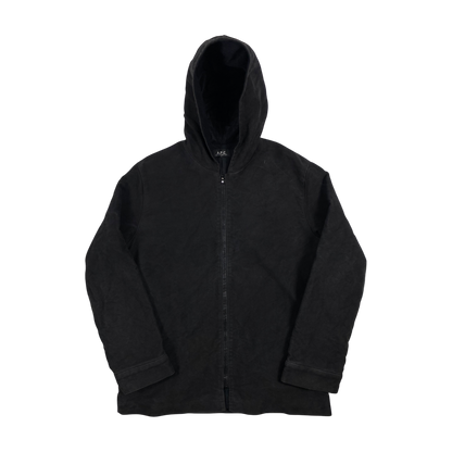 Apc floyd black zip hoodie
