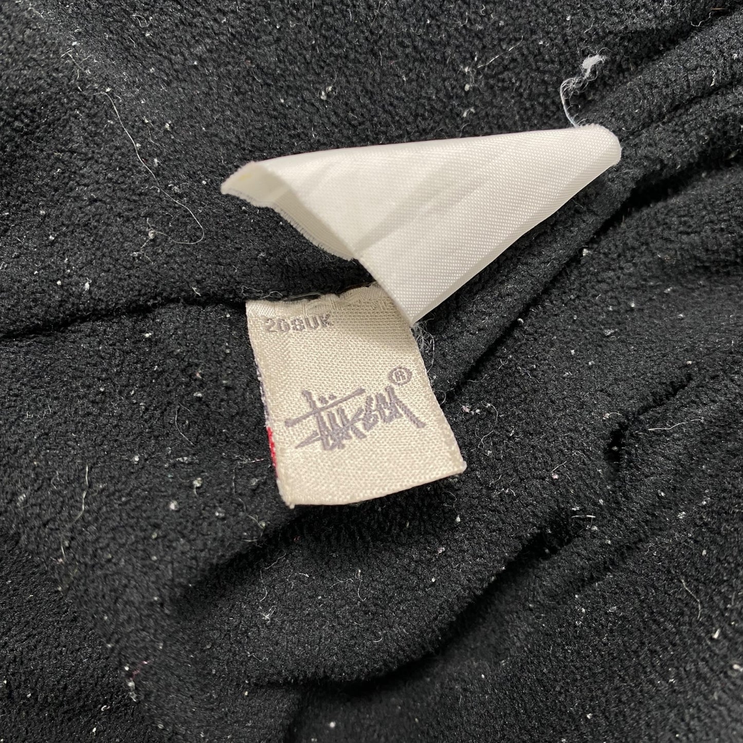 Stussy Gear fleece-lined nylon coach jacket