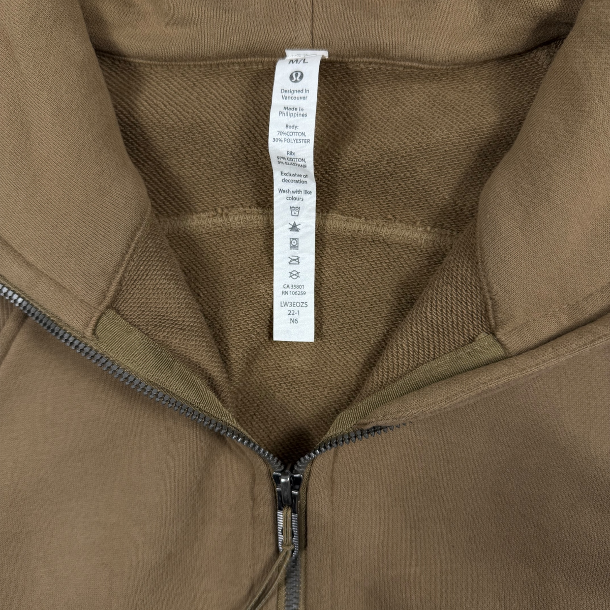 Lululemon Scuba Full Zip Hoodie