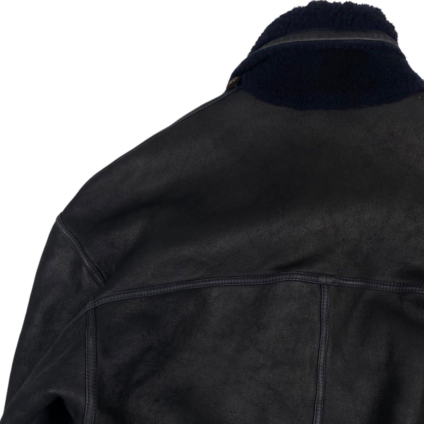 80s Vintage GIANNI VERSACE Leather Bomber Reversible Jacket