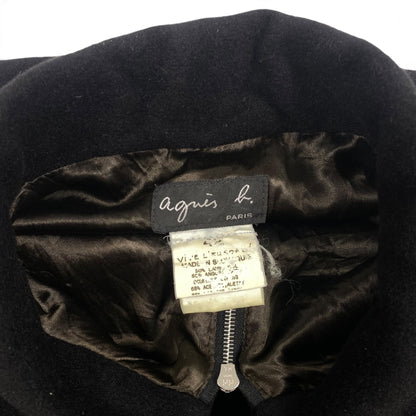 Agnes B Full zipper wool Jacket