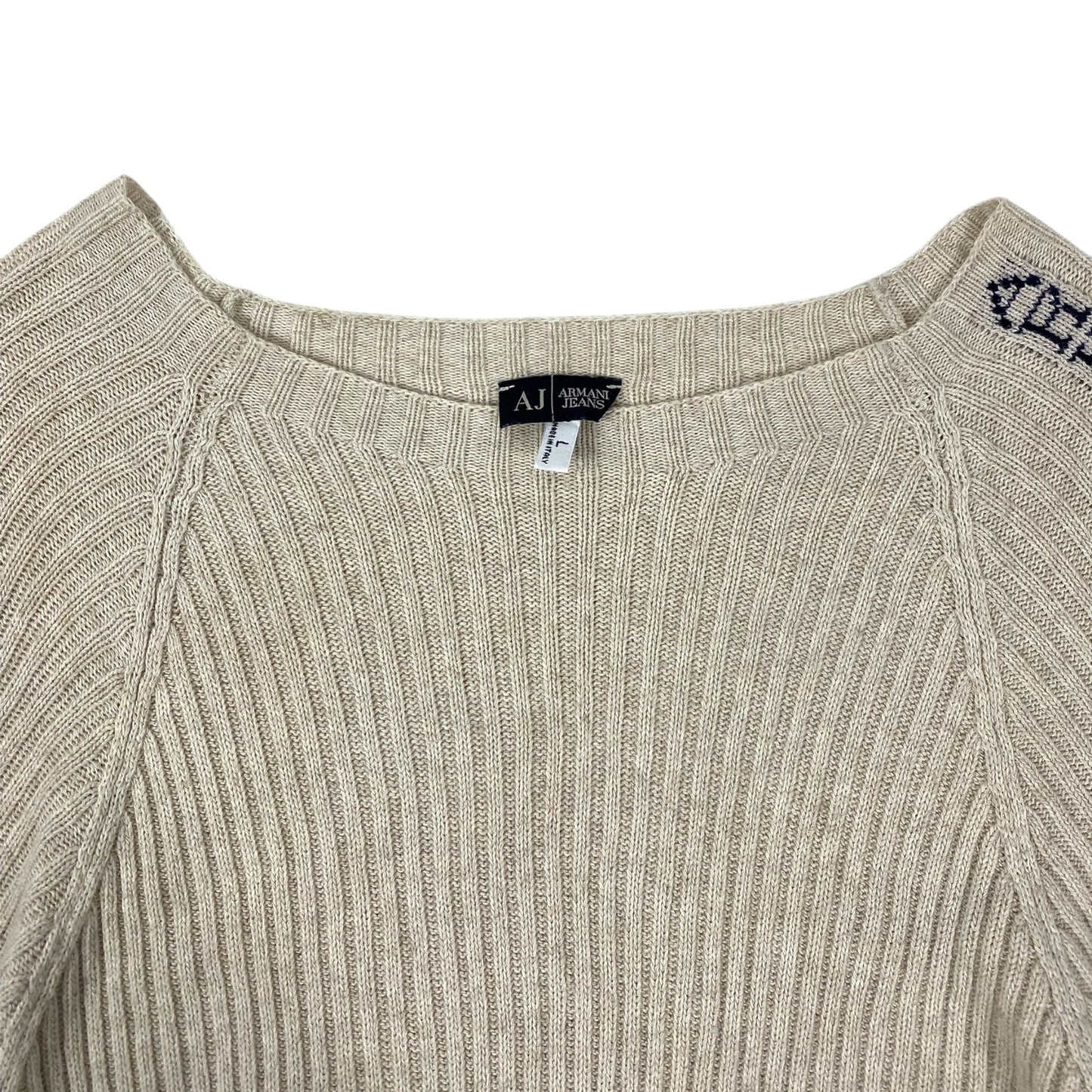 long-sleeved striped cardigan sweater Armani Jeans