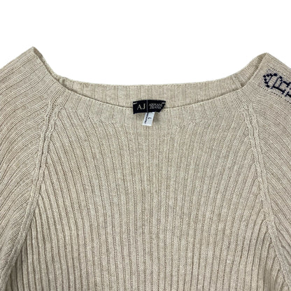 long-sleeved striped cardigan sweater Armani Jeans