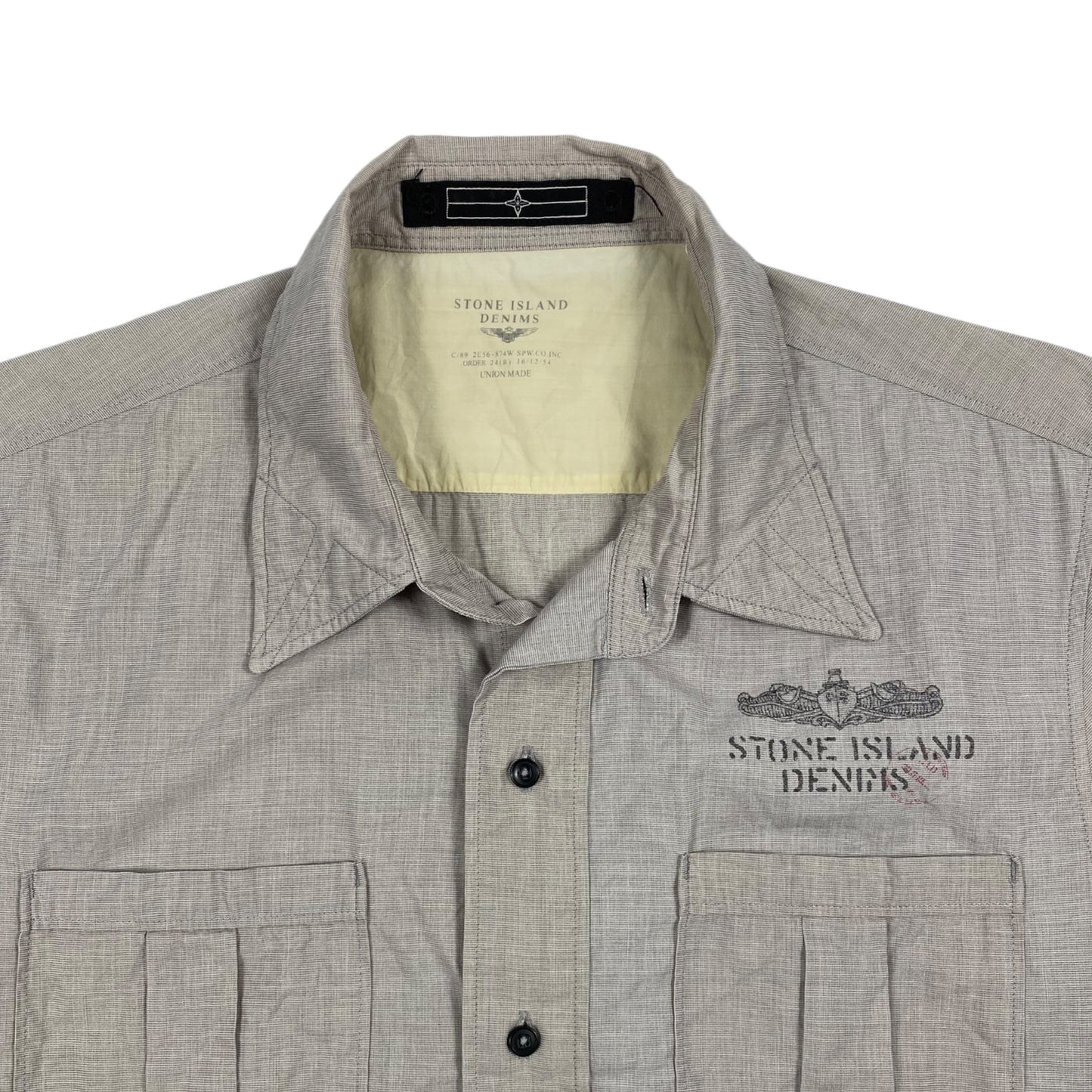 Stone island Botton up T-shirt