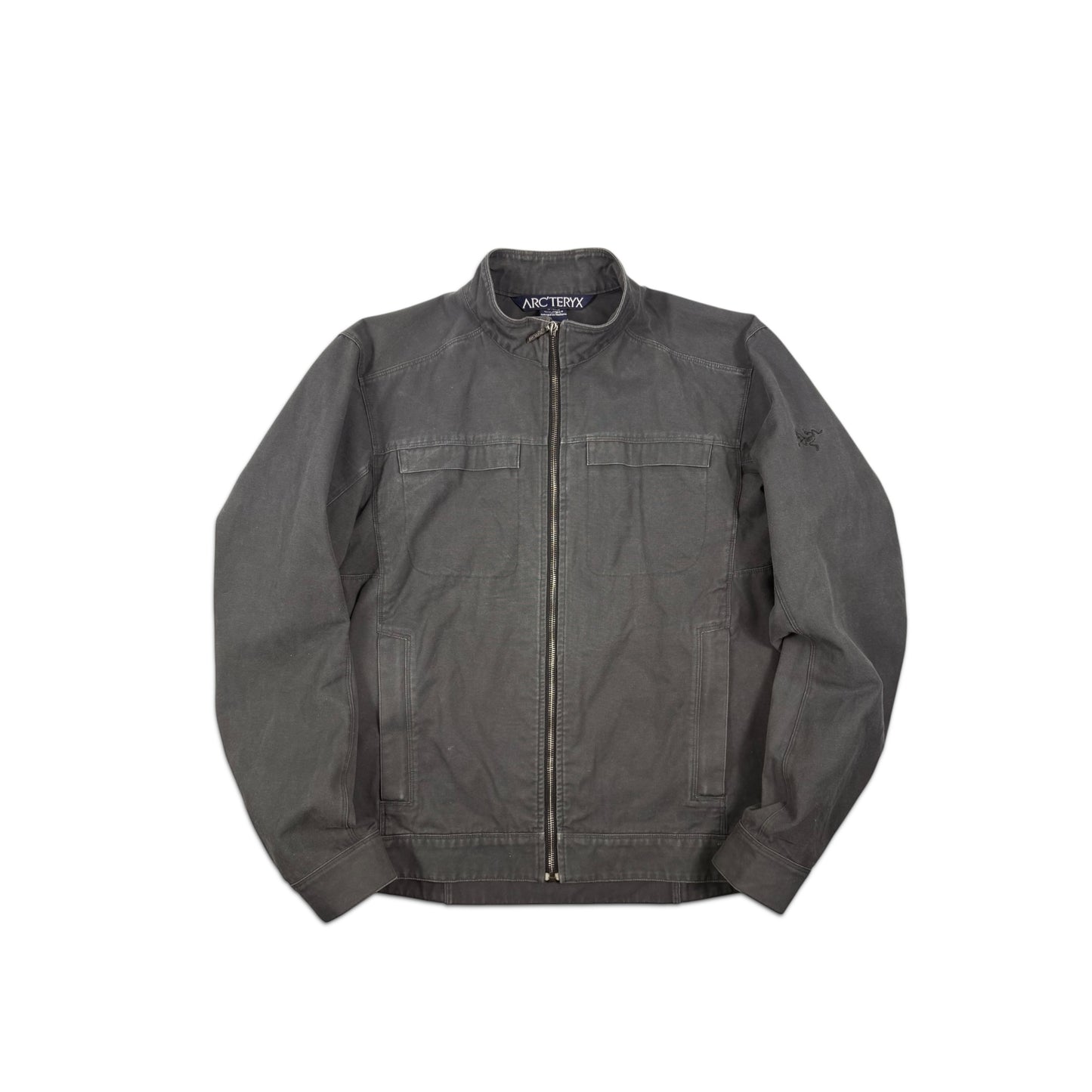 ARCTERYX SAMPLE 2012 ZIP-UP PANELLED CANVAS JACKET