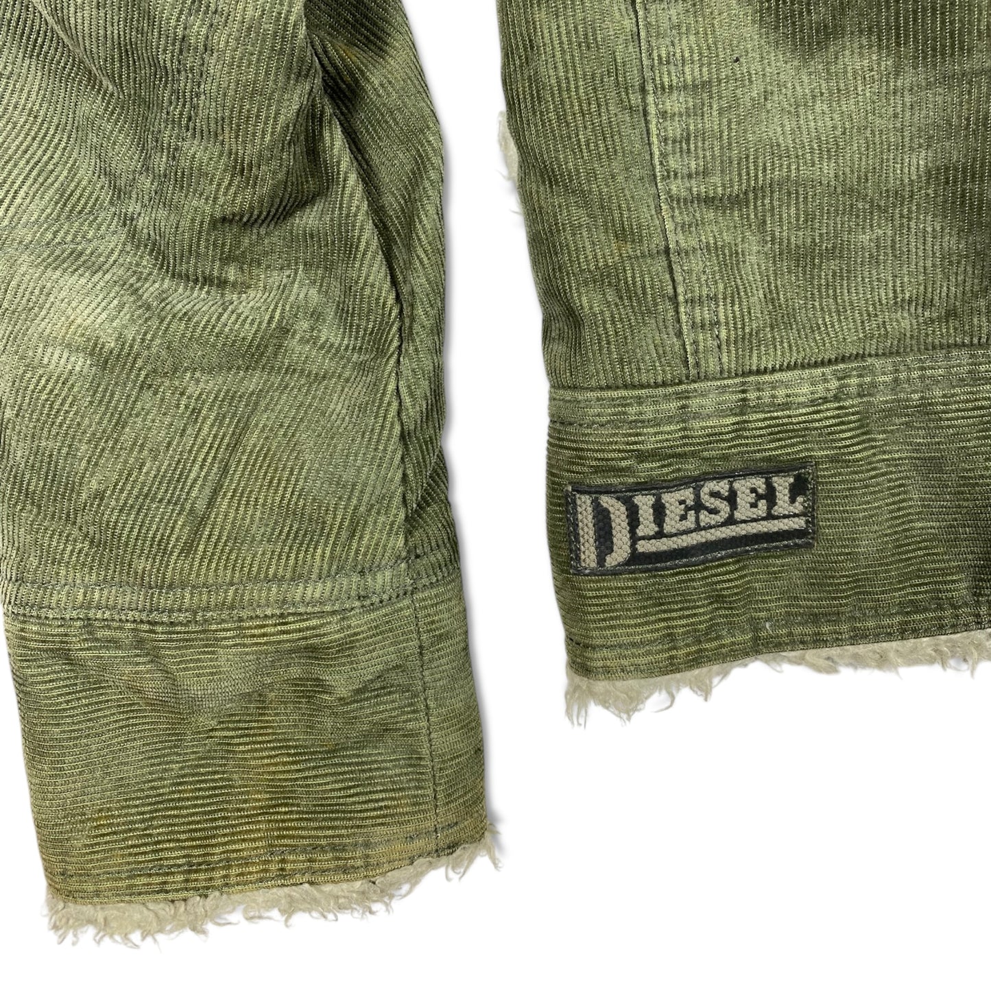 DIESEL Corduroy Boa Jacket
