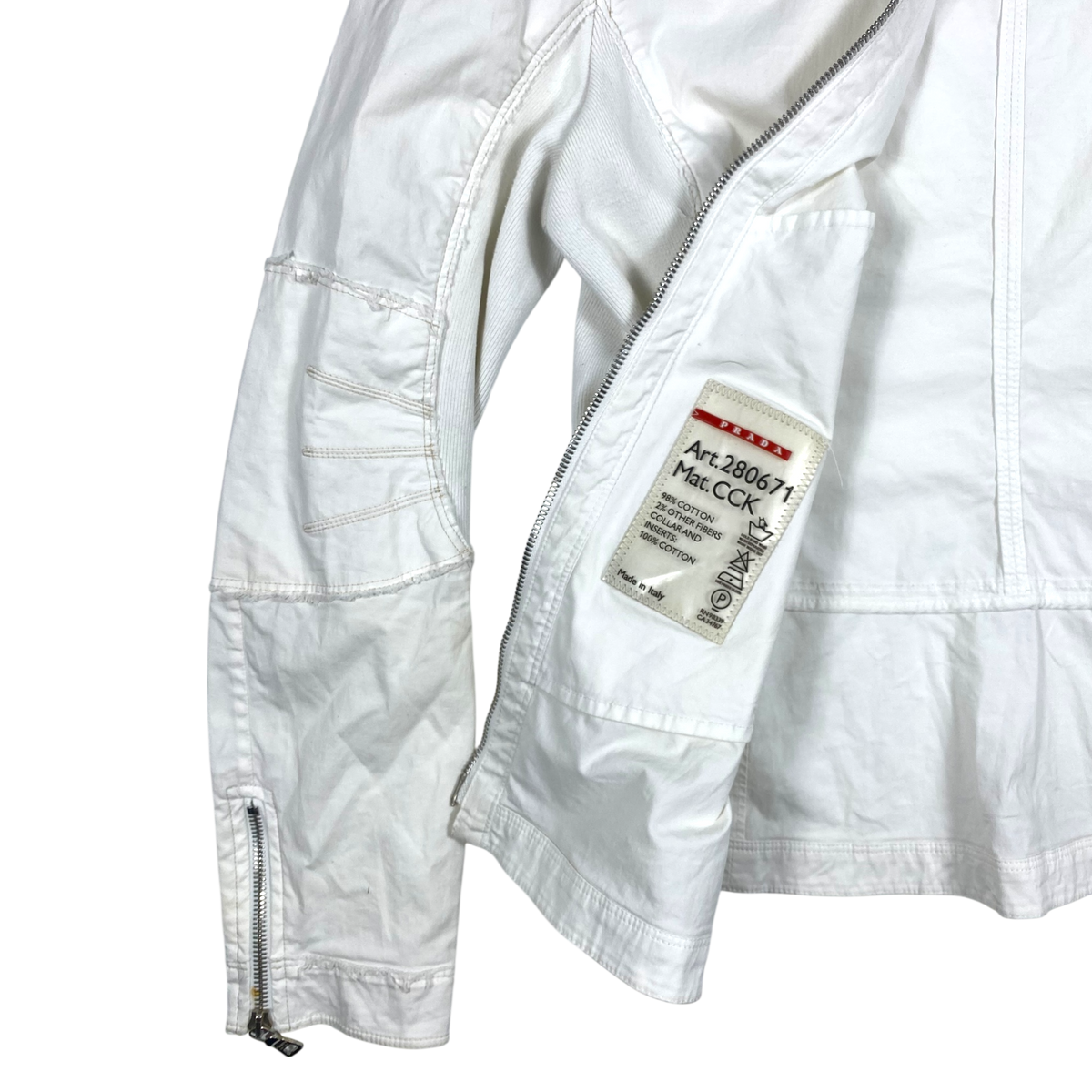 PRADA SPORT Late 90s Early 2000s Technical Zip Jacket