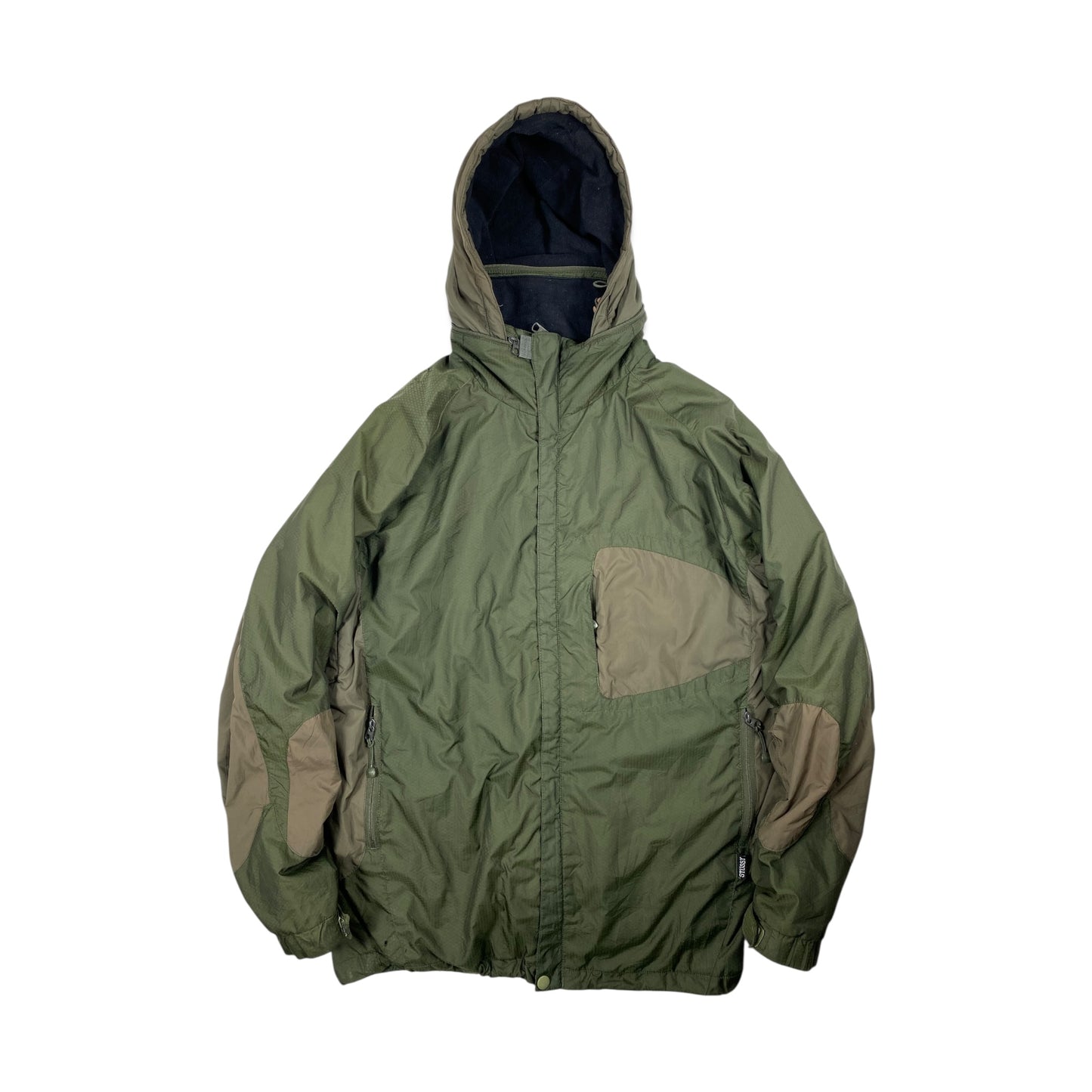 Stussy Gear fleece-lined nylon coach jacket
