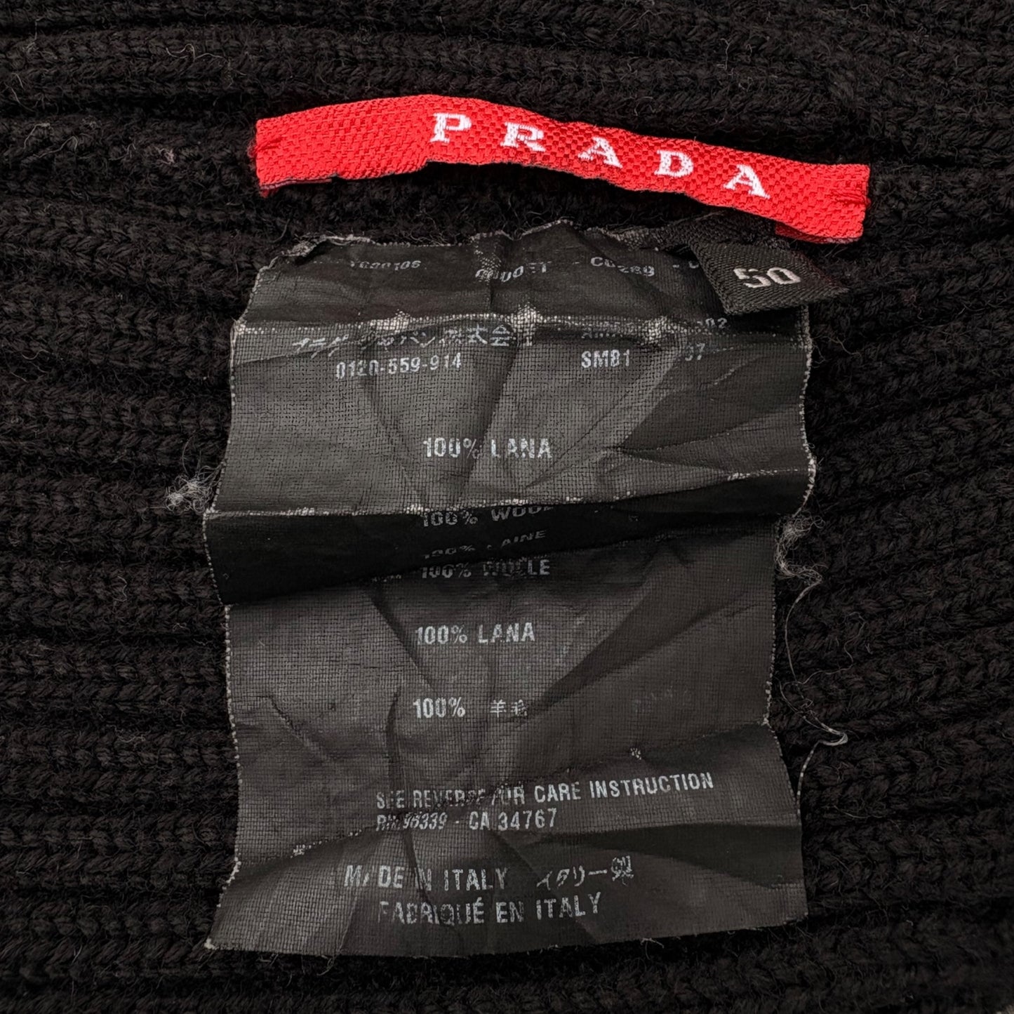 PRADA LINEA ROSSA BEANIE