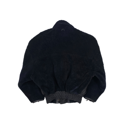 80s Vintage GIANNI VERSACE Leather Bomber Reversible Jacket