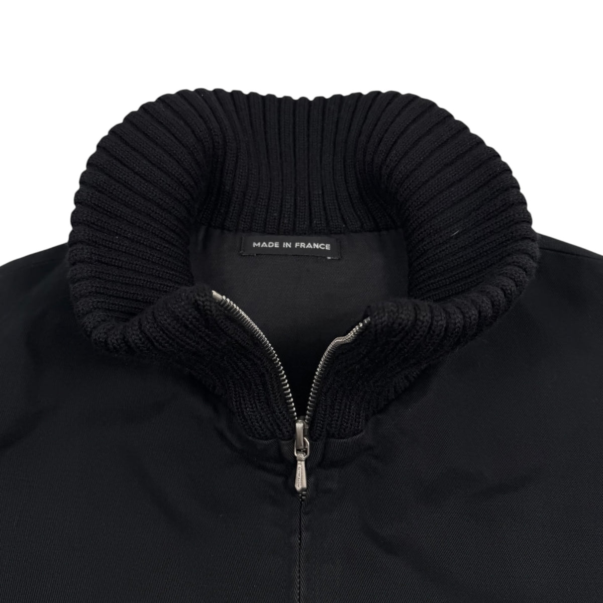 Agnes b. homme riri zip cotton rib blouson