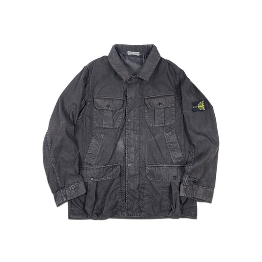 06AW Old STONE ISLAND Garment Dyed
Lino Flax Dutch Rope Jacket