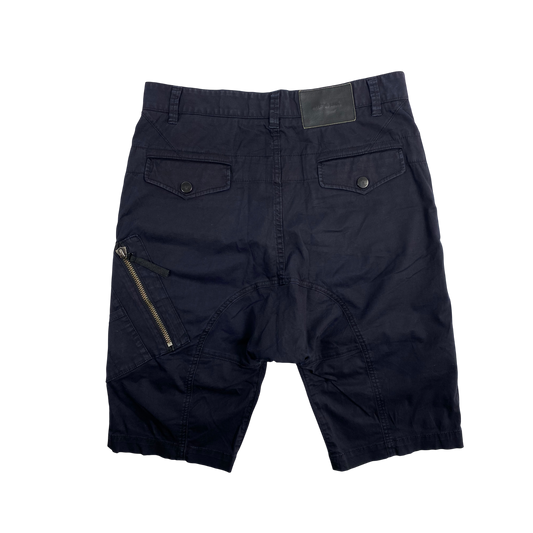 Helmut Lang Cargo Zipper Shorts Skinny