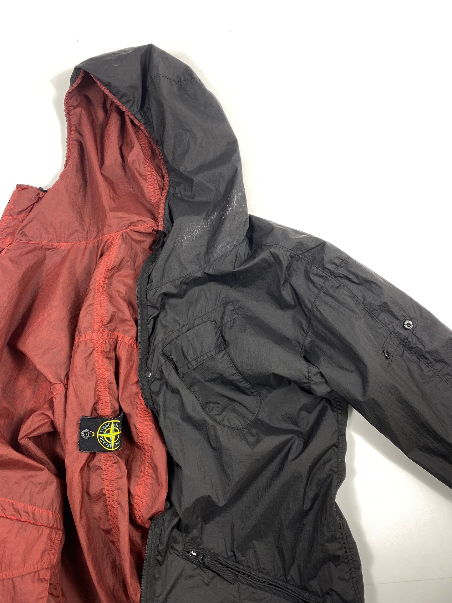 Stone Island Formula Steel Shimmer Red Jacket Autumn Winter 1992-1993