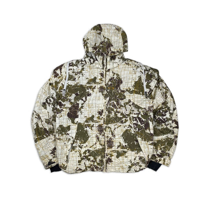 OAKLEY 00s World Map Print attack ski jacket
