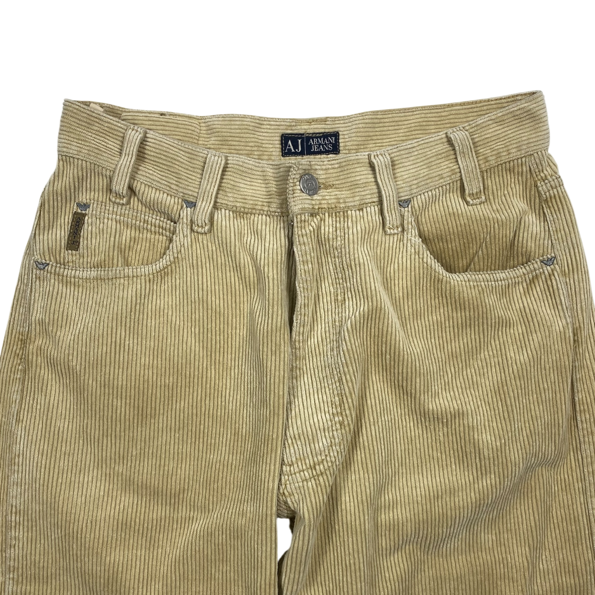 Armani Jeans beige corduroy trousers